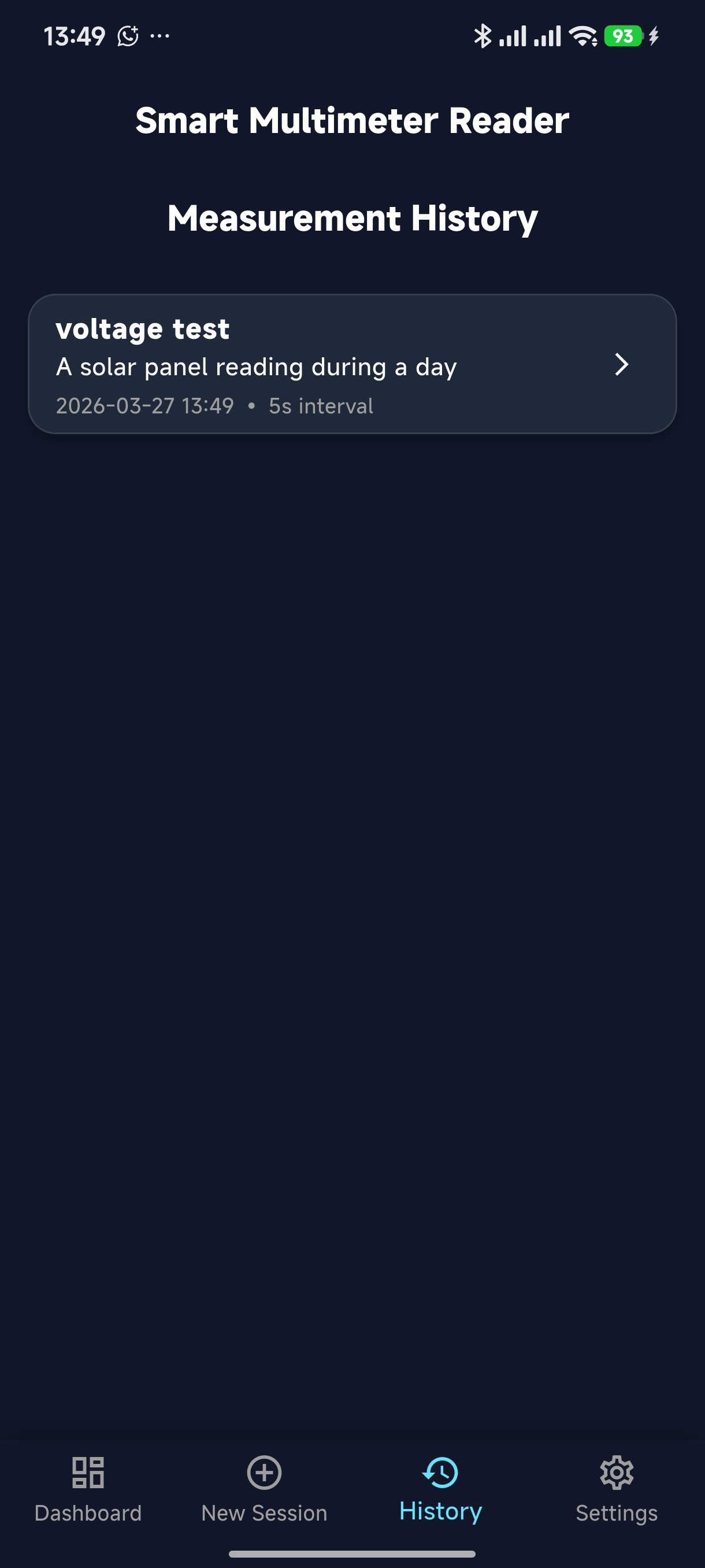 MeterLog screenshot