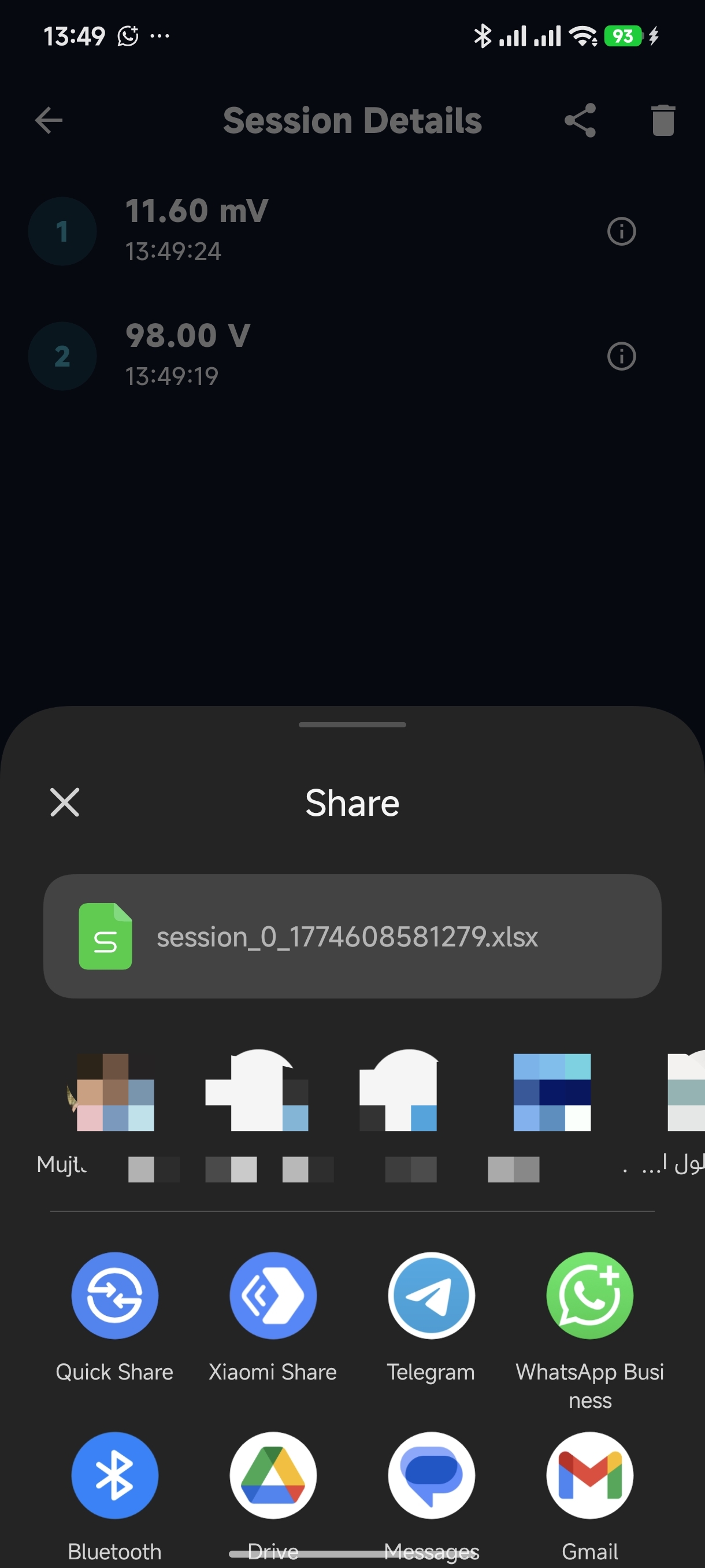 MeterLog screenshot